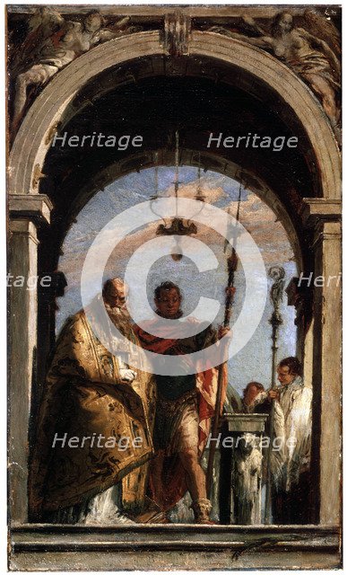 'Two Saints', 1740-1745.  Artist: Giovanni Battista Tiepolo