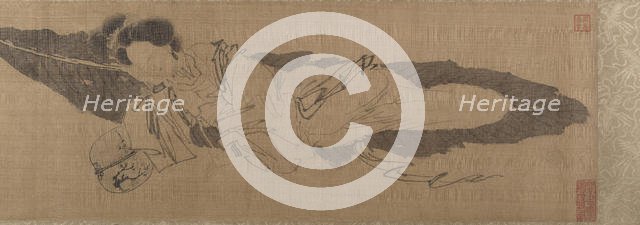 Beauty Sleeping on a Banana Leaf. Creator: Tang Yin.