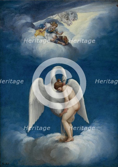 Leda and the Swan. Artist: Orsi, Lelio (1511-1587)