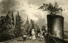 'Danejohn Hill, Canterbury, Kent', 1829.  Creator: James Baylis Allen.