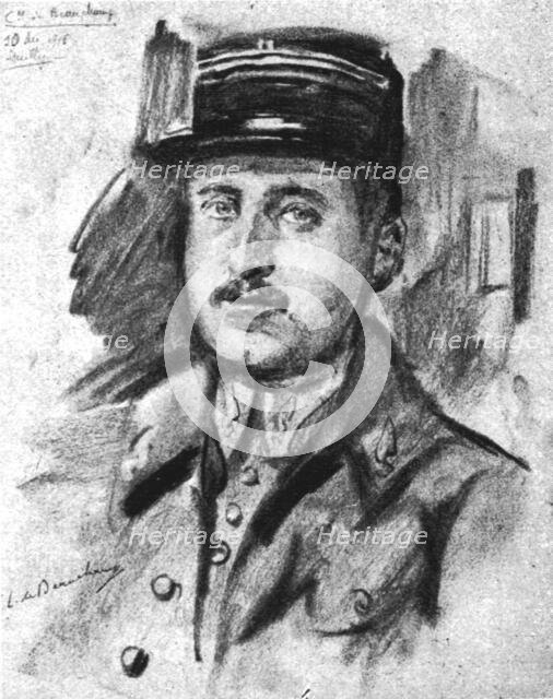 'Le capitaine aviateur de Beauchamp. 10 Decembre', 1916. Creator: Lucien Jonas.