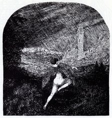 Romanticism. Symbolist magazine Vesy (The Balance), 1905. Artist: Feofilaktov, Nikolai Petrovich (1878-1941)