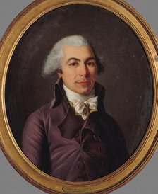 Portrait of an unknown person, from the revolutionary era, 1793. Creator: Louis Brion de la Tour.