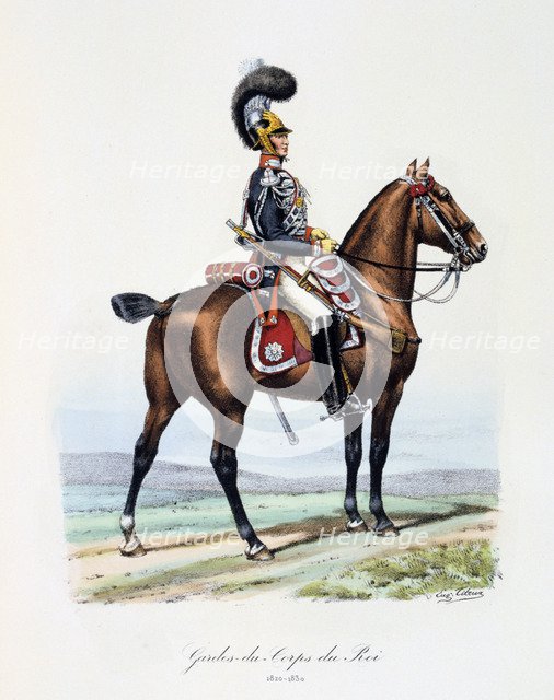 Gardes-du-Corps de Roi, 1820-1830 Artist: Eugene Titeux