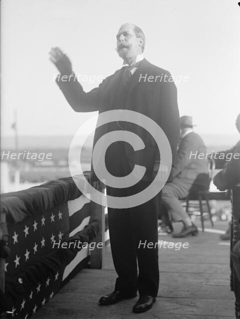 Hughes, Charles Evans, Governor of New York, 1907-1910; Associate Justice of Supreme Court..., 1917. Creator: Harris & Ewing.