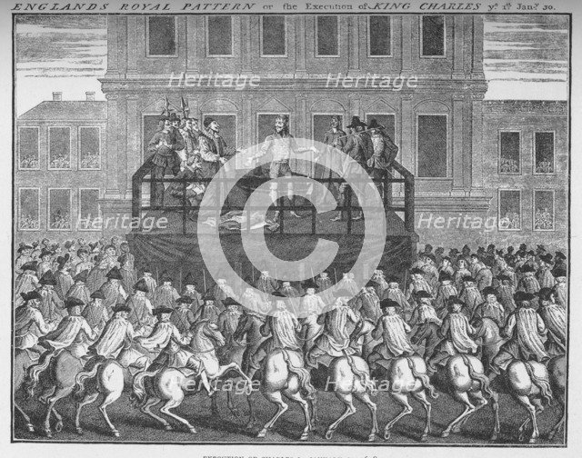 The execution of King Charles I, 30 January 1649, c1735 (1903). Artist: Unknown.