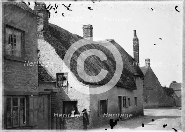 Little Thatched Cottage, Church Street, Eynsham, West Oxfordshire, 1885. Creator: Unknown.