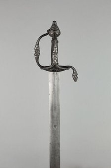 Cavalry Sword with Calendar Blade, Germany, mid-17th century. Creator: Unknown.