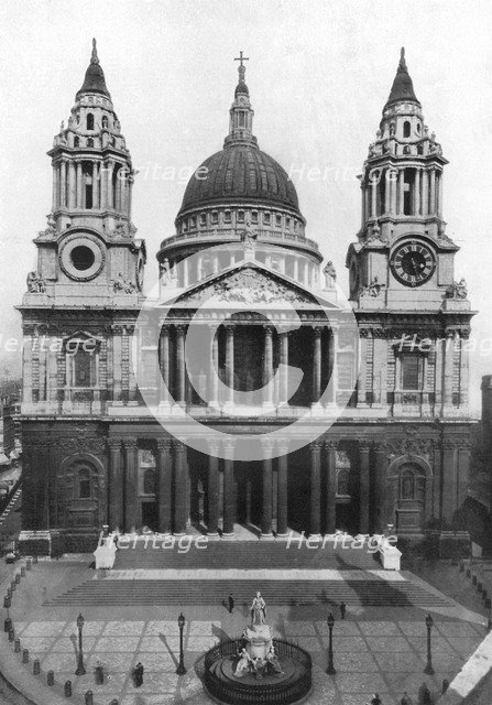St Paul's Cathedral, London, 1926. Artist: Unknown