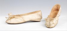 Evening slippers, European, 1805-15. Creator: Unknown.