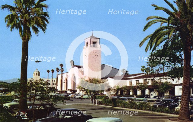 Union Station, Los Angeles, California, USA, 1953. Artist: Unknown