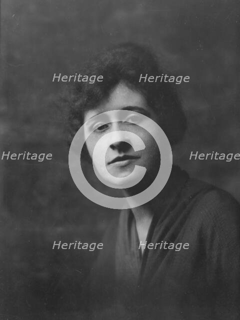 Rosenstein, Miss, portrait photograph, 1916. Creator: Arnold Genthe.