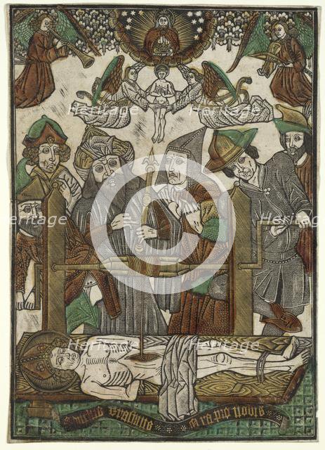 The Martyrdom of St. Erasmus, c. 1480. Creator: Master of the Bergwolken (German).