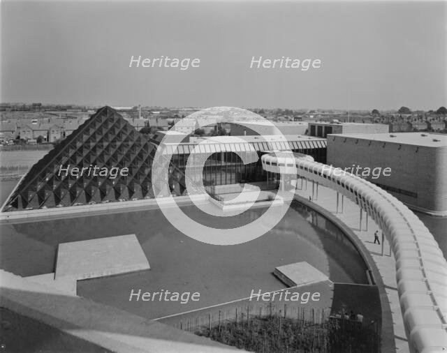 Bletchley Leisure Centre, Bletchley, Bletchley and Fenny Stratford, Milton Keynes, 30/07/1975. Creator: Unknown.