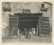 Camera Work: A Carpenter's Shop - Toledo, 1914. Creator: James Craig Annan.