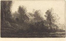 View of a Farm, 2nd plate (La ferme de Bienheureux). Creator: Alphonse Legros.