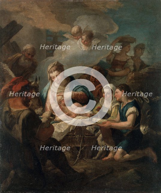 'The Adoration of the Christ Child', 18th century. Artist: Nicola Grassi