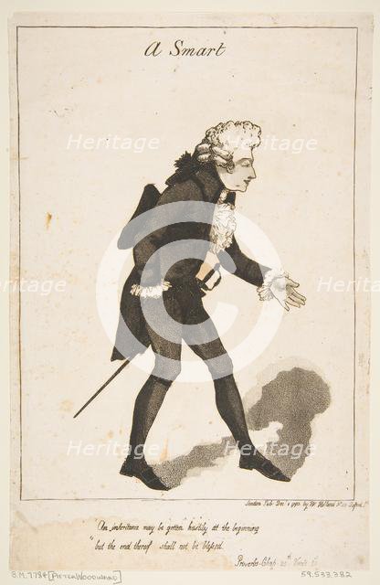 A Smart, December 1, 1790. Creator: Thomas Rowlandson.