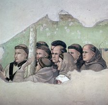 Fragment of a series on the life of St Francis, 12th century. Artist: Unknown