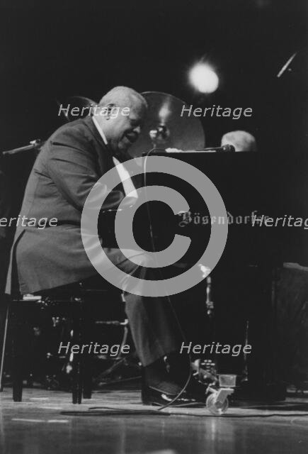 Oscar Peterson, North Sea Jazz Festival, Netherlands, 1995. Creator: Brian Foskett.