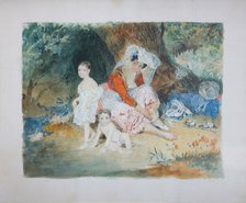 Portrait of Count Peter Dominikus Ludwig (1832-1887) and Countess Maria (1829-1898) zu Sayn-Wittgens Artist: Sadovnikov, Vasily Semyonovich (1800-1879)