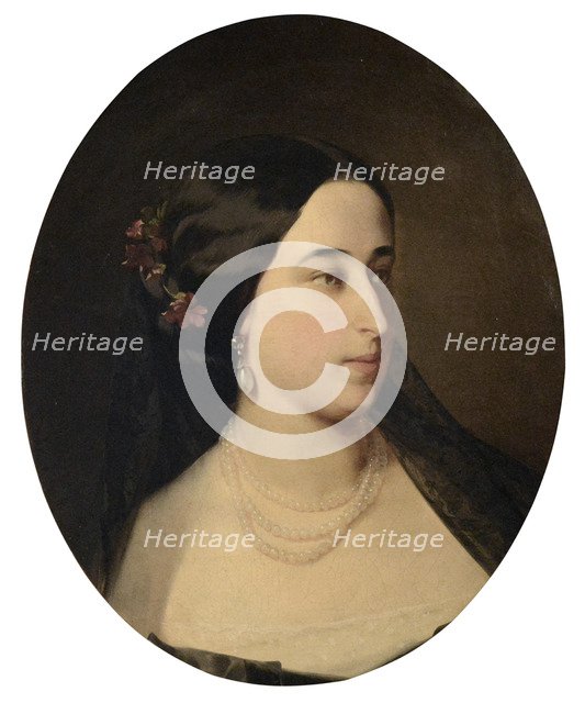 Portrait of Maria Alexandrovna Gartung (1832-1919), née Pushkina.