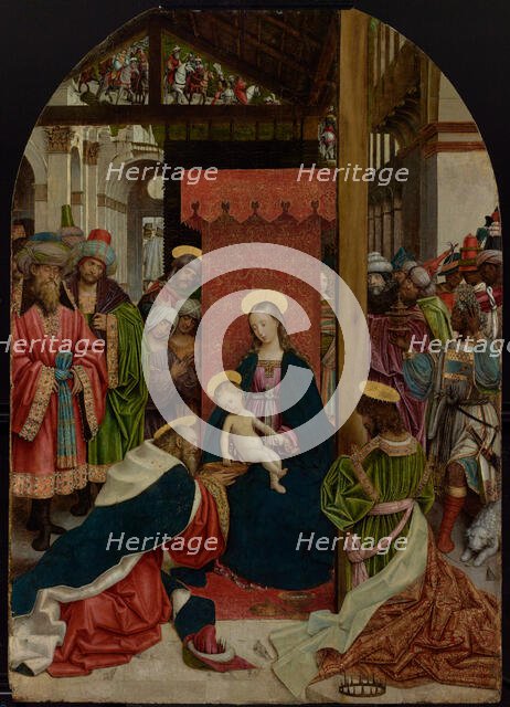 Adoration of the Magi, about 1520. Creator: Defendente Ferrari.