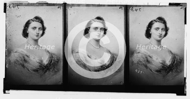 Vestralli, "Singer", ca. 1860-1865. Creator: Unknown.