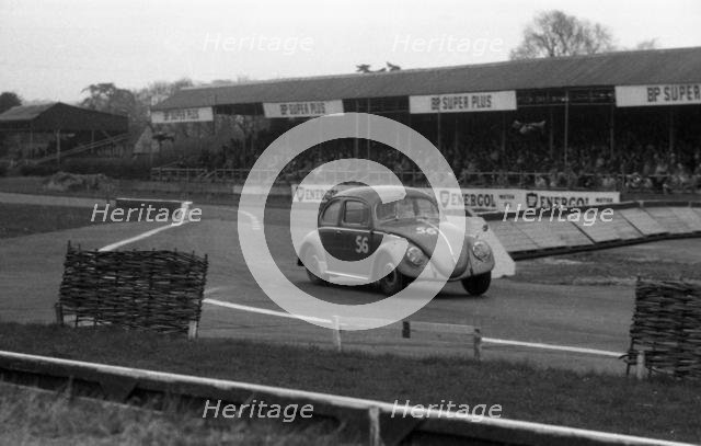 Volkswagen Beetle, R. Vaughan, Goodwood Members Meeting 1958. Creator: Unknown.