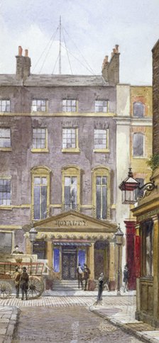 View of the New Royalty Theatre, Dean Street, Westminster, London, 1882. Artist: John Crowther