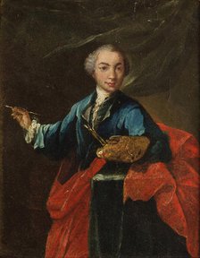 Self-Portrait, c. 1750. Creator: Longhi, Pietro (1701-1785).
