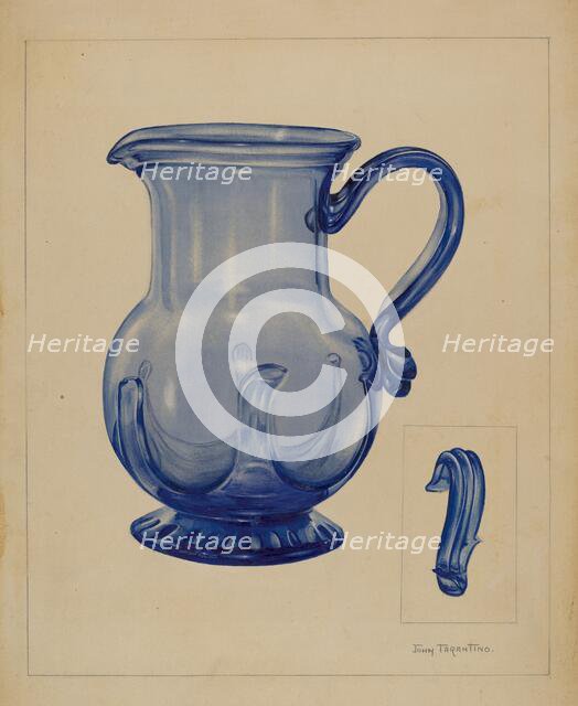 Pitcher, c. 1936. Creator: John Tarantino.