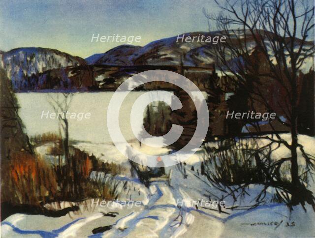 'Winter in the Gatineau: Quebec Province', 1941. Creator: Frank Hennessey.