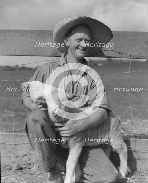 Rural Rehabilitation Administration client, Hayward, California, 1936. Creator: Dorothea Lange.