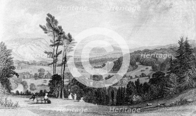 View from Norbury, Surrey, 19th century.Artist: William Radclyffe