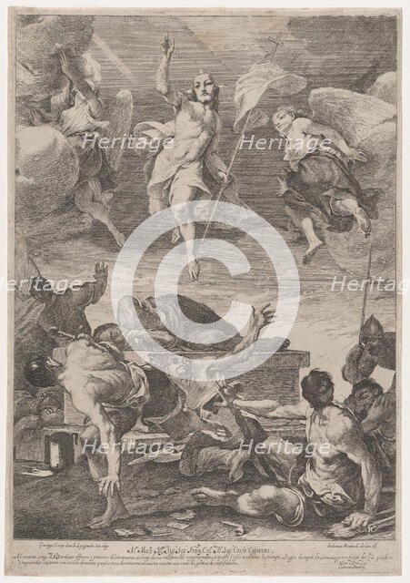 The Resurrection of Christ, ca. 1700-40. Creator: Lodovico Mattioli.