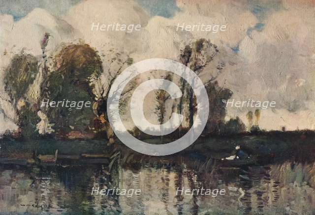 'The Banks of the Loir', c1900. Artist: William Alfred Gibson.