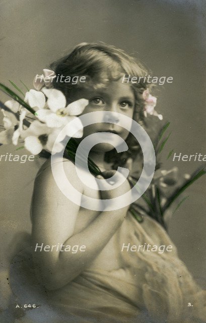 Girl, c1911.Artist: Rotary Photo