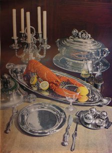 'Silver Dinner Service', 1936. Creator: Unknown.