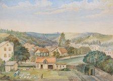 View of Soden-am-Taunus, Germany, c.1868. Creator: Adrianus Johannes Bik.