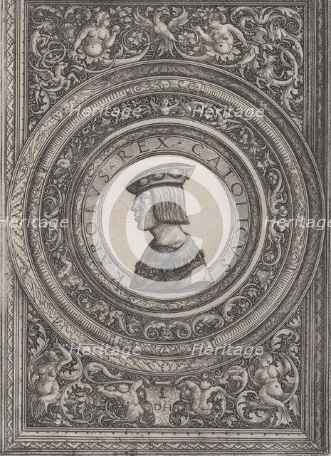 Portrait of Emperor Charles V, ca. 1519. Creator: Daniel Hopfer.