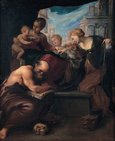 The Mystic Marriage of Saint Catherine, 1595-1599. Artist: Faccini, Pietro (1562-1602)