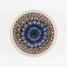 Paperweight, France, c. 1845-60. Creator: Saint-Louis Glassworks.