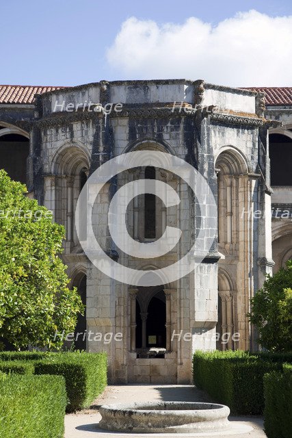 View towards the fountain hall, Monastery of Alcobaca, Alcobaca, Portugal, 2009. Artist: Samuel Magal