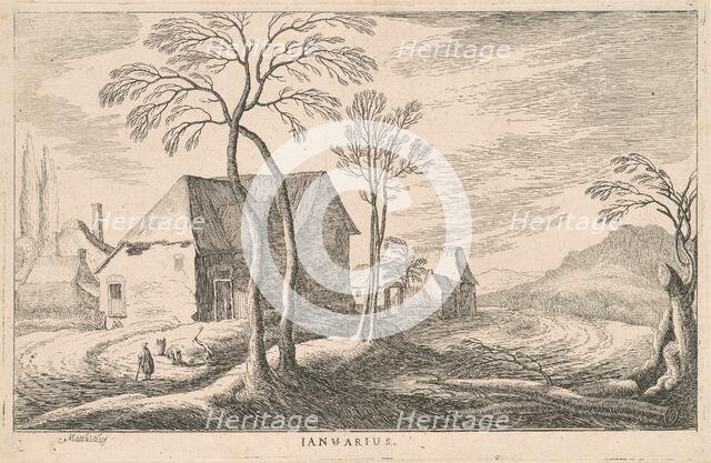 Januarius (January), late 17th century. Creator: Lodovico Mattioli.