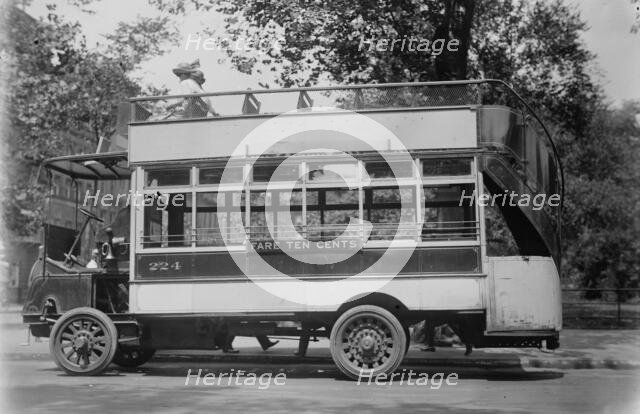 5th Ave. bus, between c1910 and c1915. Creator: Bain News Service.