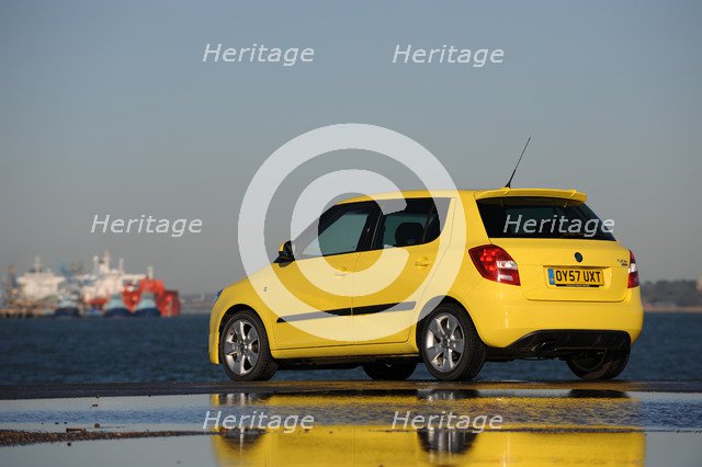 SKODA Fabia 2007. Artist: Simon Clay.