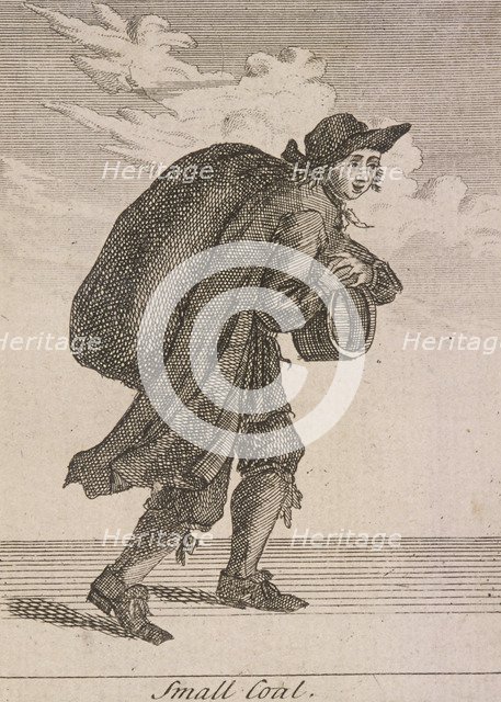 'Small Coal', Cries of London, (c1688?). Artist: Anon