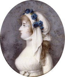 Portrait of Countess Yelizaveta Borisovna Shakhovskaya (1773-1796), 1790s. Artist: Stroely (Stroehling), Peter Eduard (1768-1826)