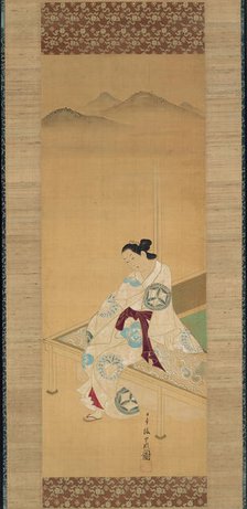 Seated Beauty, c. 1730. Creator: Tosendo Rifu.